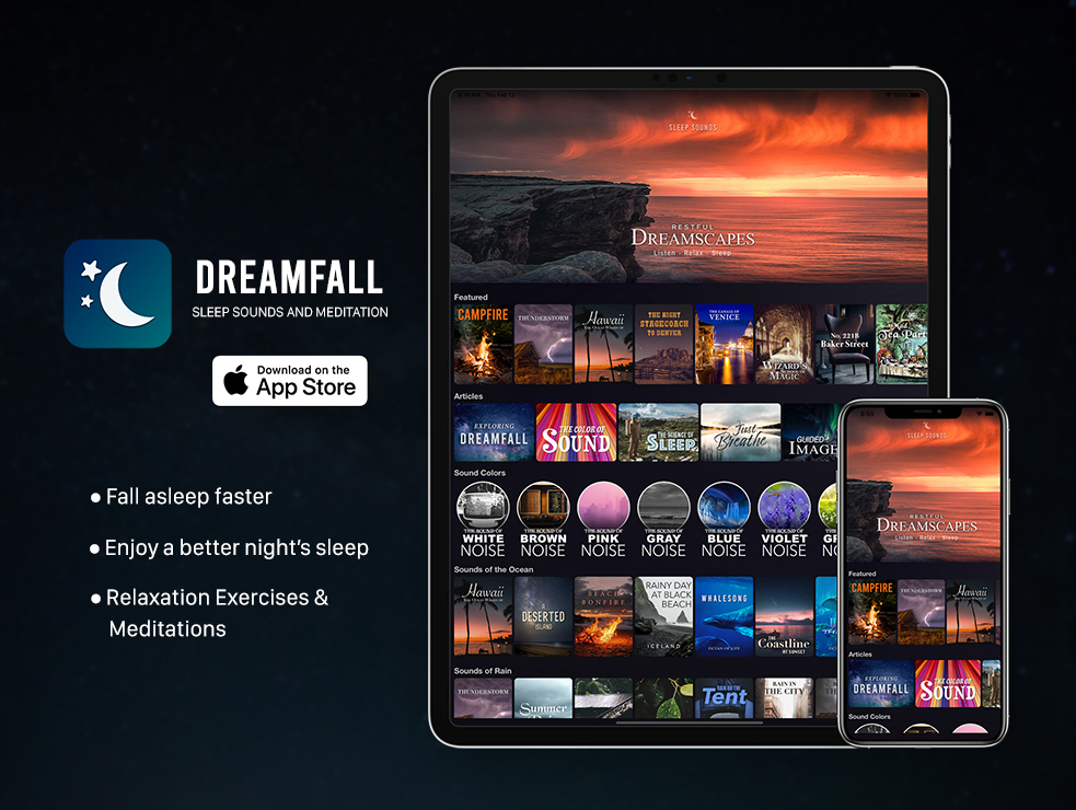 Dreamfall iOS App for Sleep